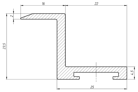 Решетка конвектора с Z-образный профиль