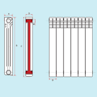 Биметаллический радиатор отопления