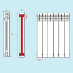Биметаллический радиатор отопления