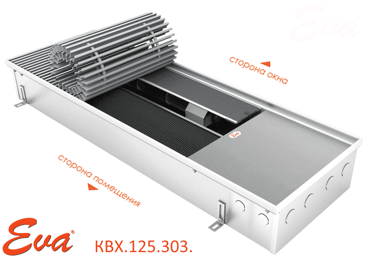 Конвектор отопление водяной КВX 125 303