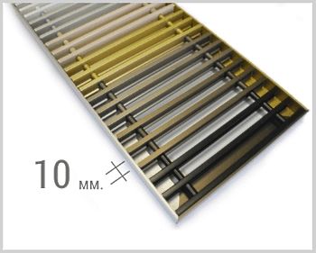 Решетки для конвекторов  с рамкой 10 мм