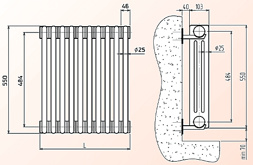 Трубчатые радиаторы отопления